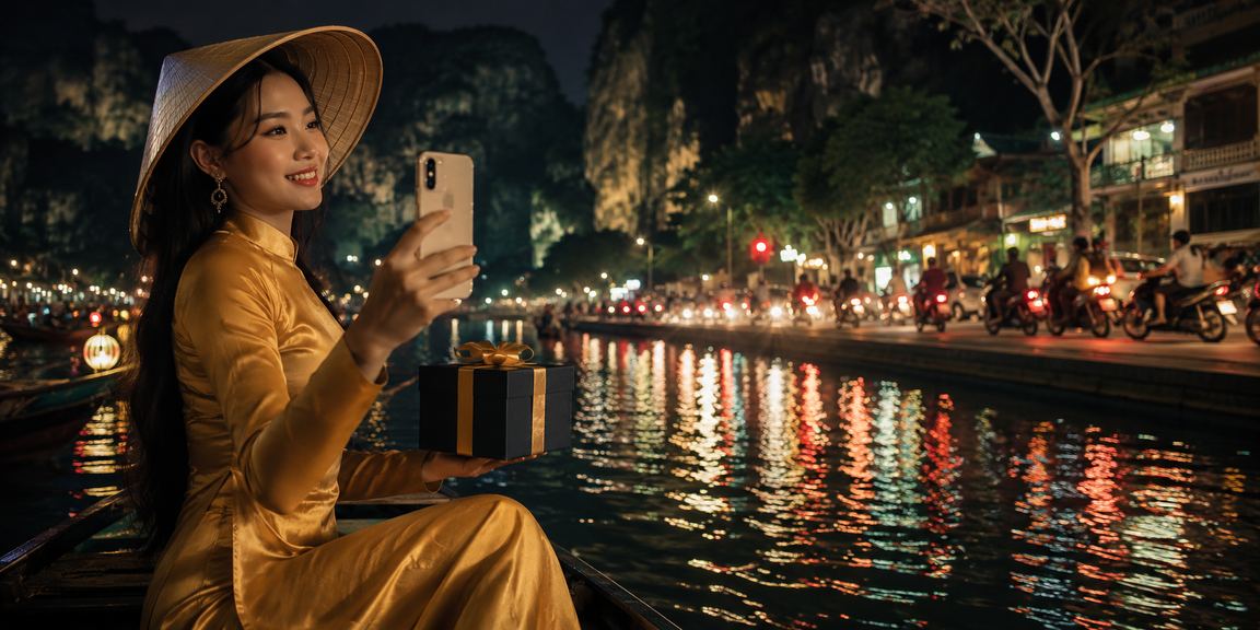 Bảng kết quả xổ số chiếu sáng neon tại Ninh Bình ban đêm